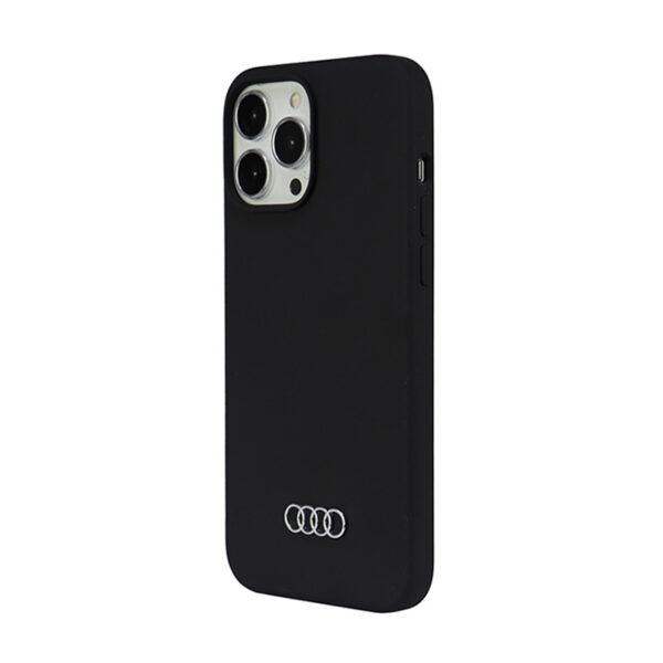 Audi Silicone Case - Etui iPhone 13 Pro Max (Czarny) - obrazek 3