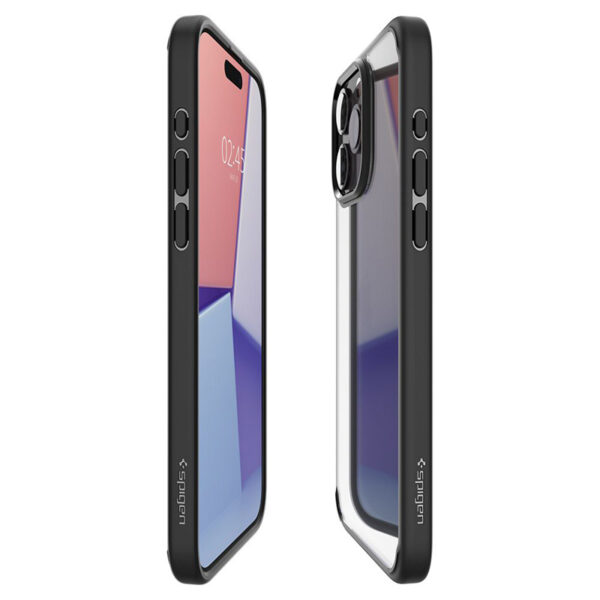 Spigen Ultra Hybrid - Etui do iPhone 15 Pro (Matte Black) - obrazek 9