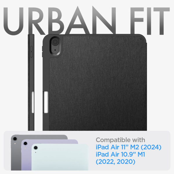 Spigen Urban Fit - Etui do iPad Air 11” M2 (2024) / iPad Air 10.9” (5-4 gen.) (2022-2020) (Black) - obrazek 12