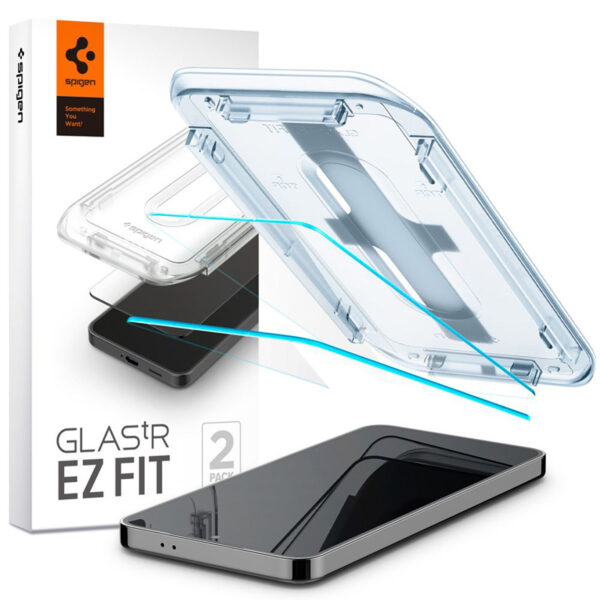 Spigen GLAS.TR EZ FIT 2-Pack - Szkło hartowane do Samsung Galaxy S24 (2 sztuki)