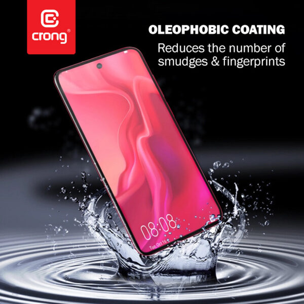 Crong 7D Nano Flexible Glass - Niepękające szkło hybrydowe 9H na cały ekran Samsung Galaxy S21+ - obrazek 6