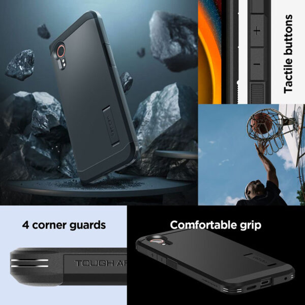 Spigen Tough Armor - Etui do Samsung Galaxy XCover 7 (Czarny) - obrazek 11