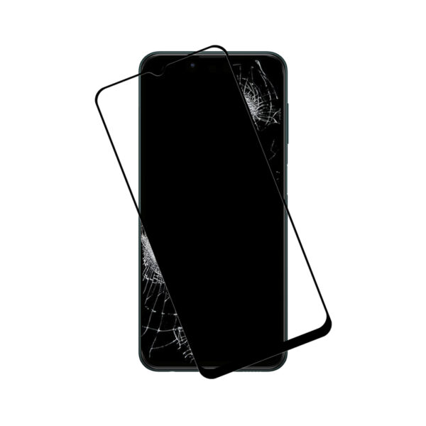 Crong 7D Nano Flexible Glass - Niepękające szkło hybrydowe 9H na cały ekran Samsung Galaxy M13 - obrazek 3