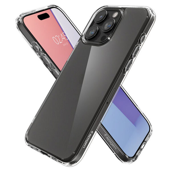 Spigen Ultra Hybrid - Etui do iPhone 15 Pro (Frost Clear) - obrazek 7