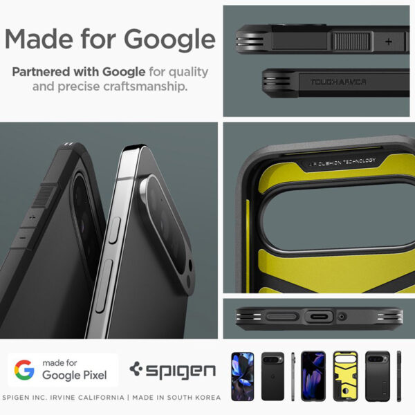 Spigen Tough Armor - Etui do Google Pixel 9 Pro XL (Czarny) - obrazek 15