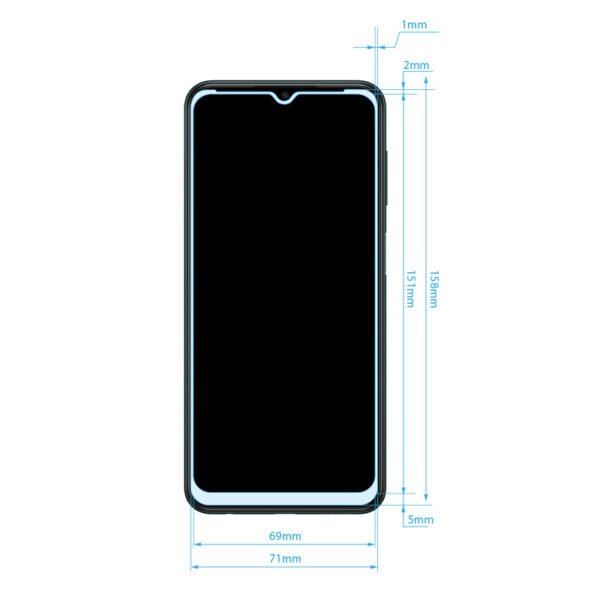 Crong 7D Nano Flexible Glass - Niepękające szkło hybrydowe 9H na cały ekran Samsung Galaxy M13 - obrazek 4