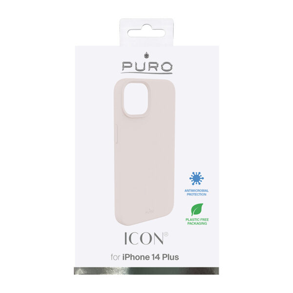 PURO ICON Cover - Etui iPhone 14 Plus (piaskowy róż) - obrazek 4