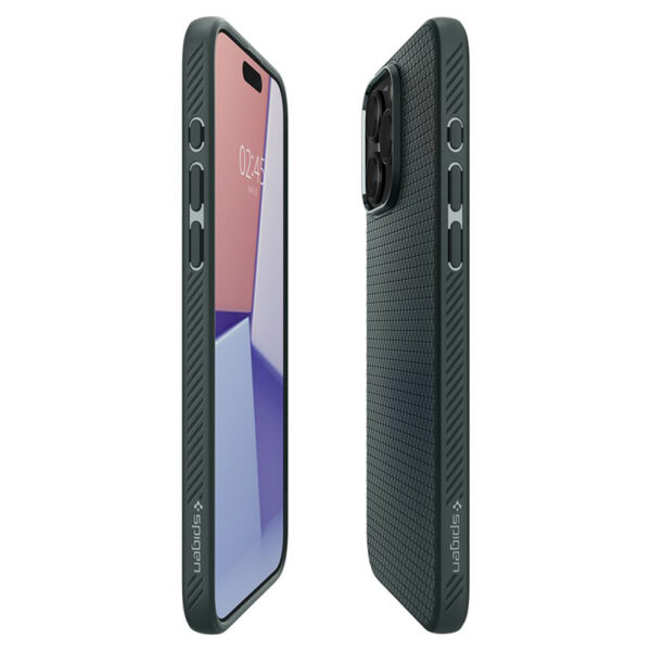 Spigen Liquid Air - Etui do iPhone 15 Pro Max (Abyss Green) - obrazek 8