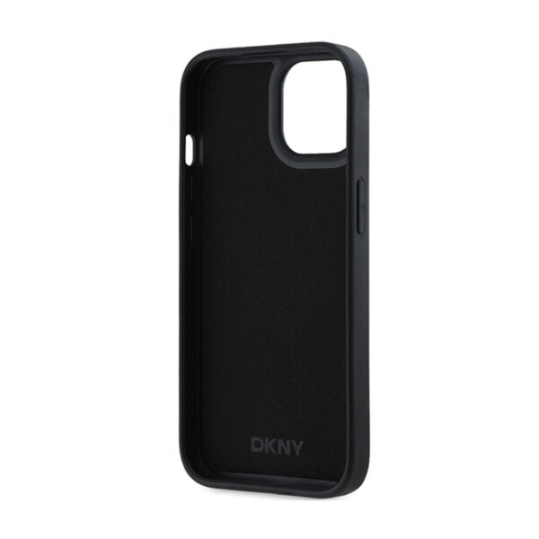 DKNY 3D Rubber Repeat Pattern - Etui iPhone 15 / 14 / 13 (czarny) - obrazek 7