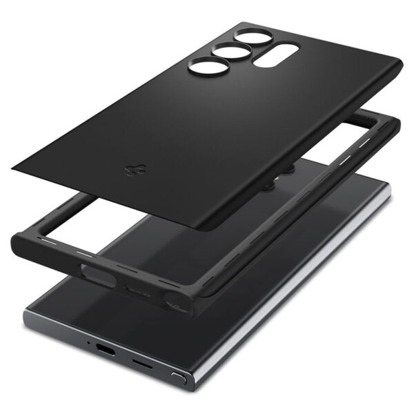 Spigen Thin Fit - Etui do Samsung Galaxy S24 Ultra (Czarny) - obrazek 7