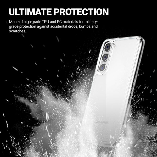 Crong Crystal Shield Cover - Etui Samsung Galaxy S23+ (przezroczysty) - obrazek 2