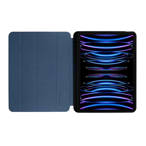 Crong FlexFolio - Etui iPad Pro 11" (2022-2021) / iPad Air 11” M2 (2024) / iPad Air 10.9” (5-4 gen.) z funkcją Apple Pencil (niebieski) - obrazek 2