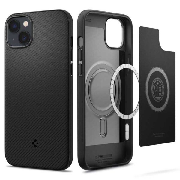 Spigen Mag Armor - Etui do iPhone 15 Plus / iPhone 14 Plus (Czarny) - obrazek 8