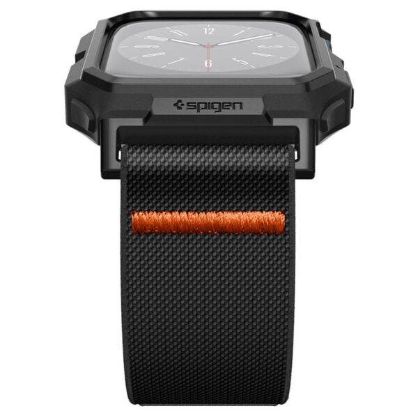 Spigen Lite Fit "Pro" - Etui z paskiem do Apple Watch 4/5/6/7/8/9/SE 44/45 mm (Matte Black) - obrazek 6