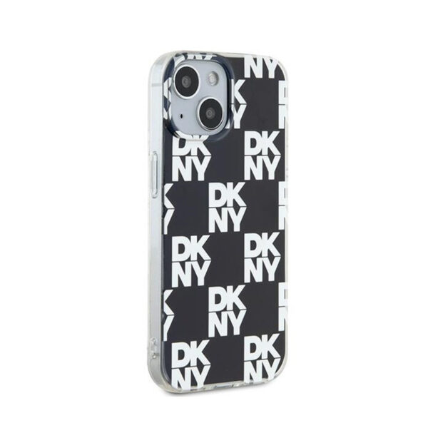 DKNY IML Checkered Mono Pattern - Etui do iPhone 15 / 14 / 13 (czarny) - obrazek 4