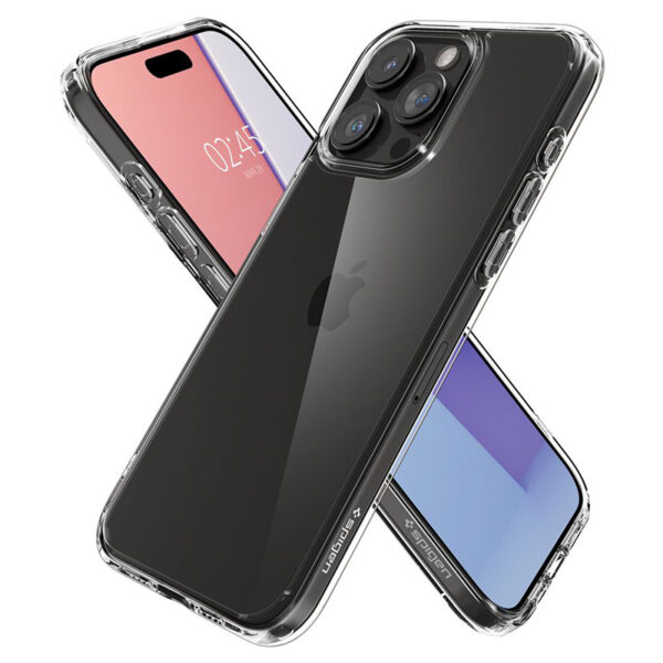 Spigen Ultra Hybrid - Etui do iPhone 15 Pro (Przezroczysty) - obrazek 7