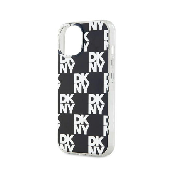 DKNY IML Checkered Mono Pattern - Etui do iPhone 15 / 14 / 13 (czarny) - obrazek 6