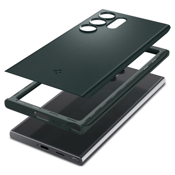 Spigen Thin Fit - Etui do Samsung Galaxy S24 Ultra (Abyss Green) - obrazek 7