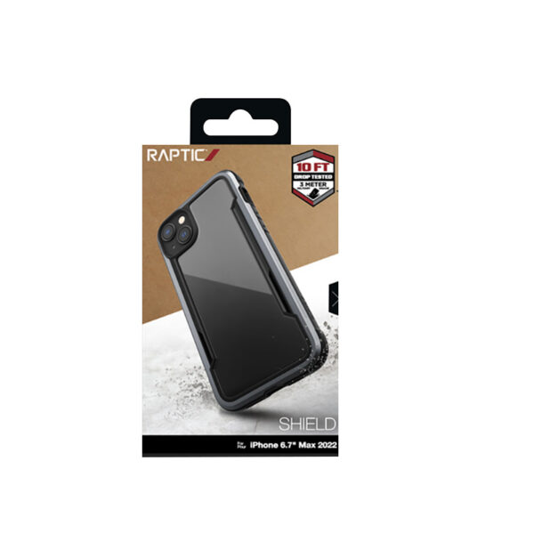 X-Doria Raptic Shield - Etui aluminiowe iPhone 14 Plus (Drop-Tested 3m) (Black) - obrazek 12