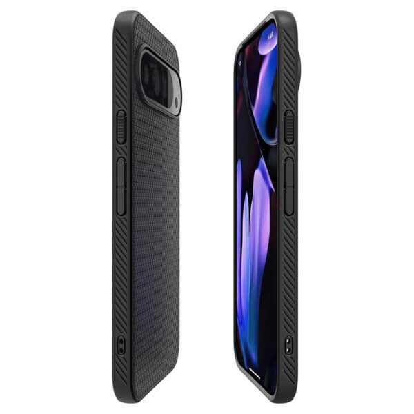 Spigen Liquid Air - Etui do Google Pixel 9 / 9 Pro (Matte Black) - obrazek 8