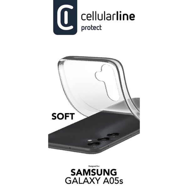 Cellularline Soft - Etui Samsung Galaxy A05s (przezroczysty) - obrazek 2