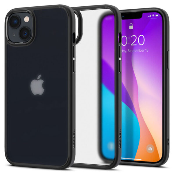 Spigen Ultra Hybrid Matte - Etui do iPhone 15 Plus / iPhone 14 Plus (Czarny matowy) - obrazek 4