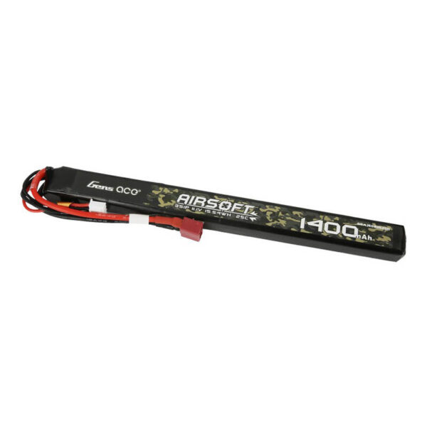 Akumulator Gens ace 25C 1400mAh 3S1P 11.1V Airsoft Gun Lipo z konektorem T Plug - obrazek 2