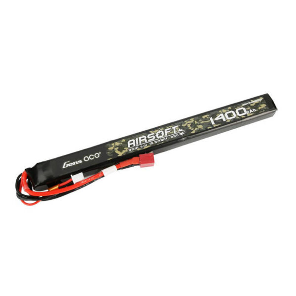 Akumulator Gens ace 25C 1400mAh 3S1P 11.1V Airsoft Gun Lipo z konektorem T Plug - obrazek 3