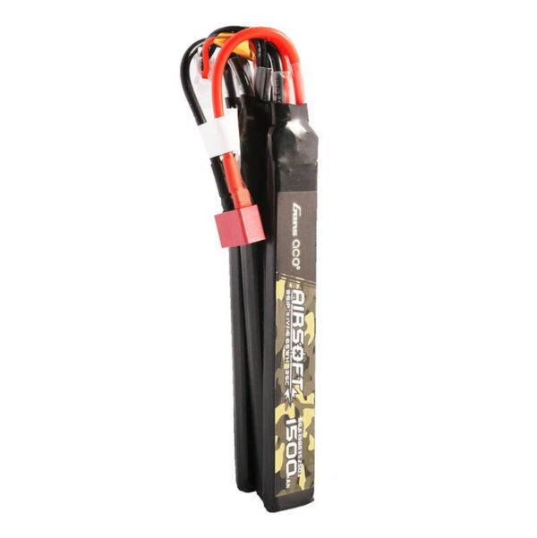 Akumulator Gens ace 25C 1500mAh 3S1P 11.1V Nunchuck 3X Airsoft Gun Lipo z konektorem T Plug - obrazek 3