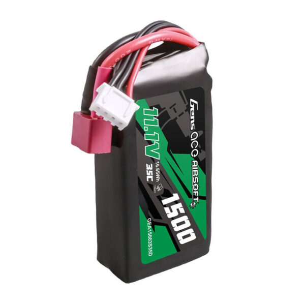 Akumulator Gens ace 35C 1500mAh 3S1P 11.1V Airsoft Gun Lipo z konektorem T Plug - obrazek 4