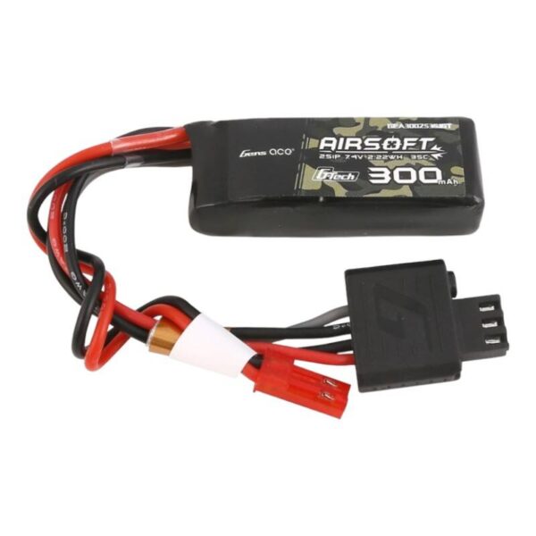 Akumulator Gens ace G-Tech 35C 300mAh 2S1P 7.4V Airsoft Gun Lipo z konektorem JST-SYP Plug