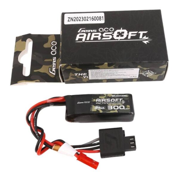 Akumulator Gens ace G-Tech 35C 300mAh 2S1P 7.4V Airsoft Gun Lipo z konektorem JST-SYP Plug - obrazek 4