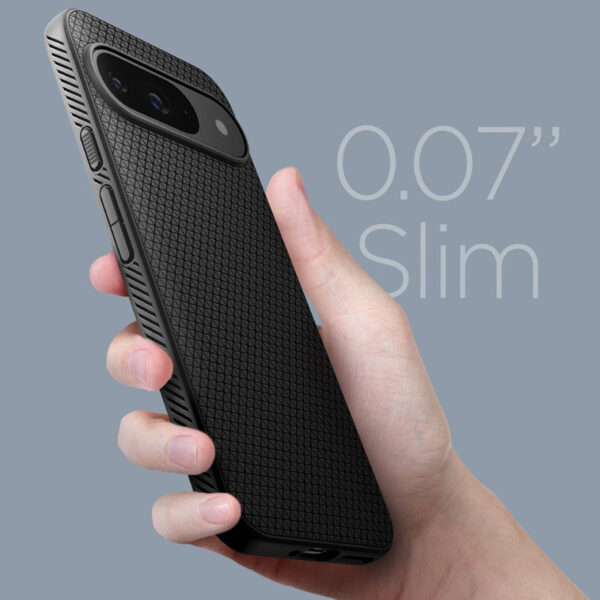 Spigen Liquid Air - Etui do Google Pixel 9 / 9 Pro (Matte Black) - obrazek 12