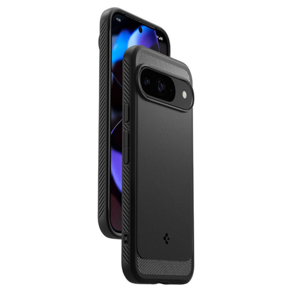 Spigen Rugged Armor - Etui do Google Pixel 9 / 9 Pro (Matte Black) - obrazek 7