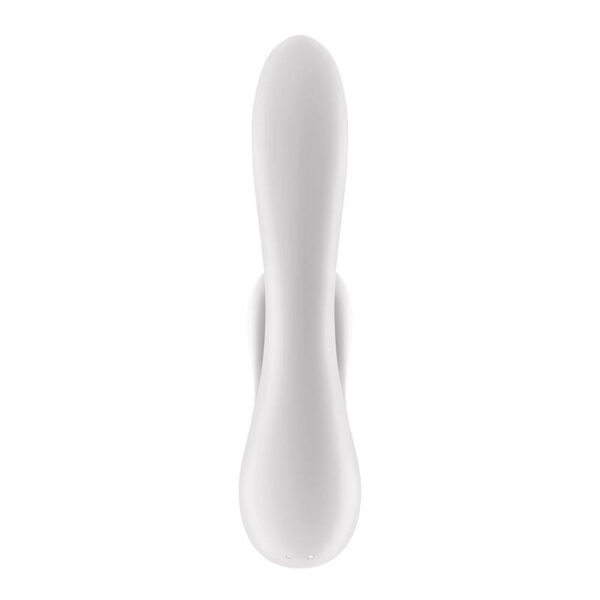 Wibrator wielofunkcyjny Satisfyer Double Flex z aplikacją (biały) - obrazek 5