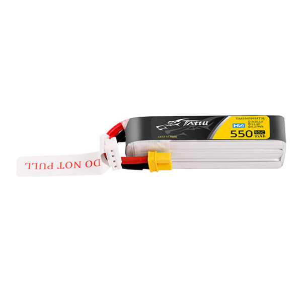 Akumulator Tattu 3s 550mAh 95C 11.4V HV Lipo Battery z konektorem XT30 Plug Long-Pack