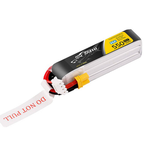 Akumulator Tattu 3s 550mAh 95C 11.4V HV Lipo Battery z konektorem XT30 Plug Long-Pack - obrazek 5