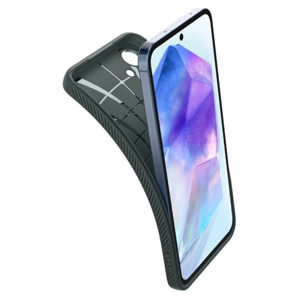 Spigen Liquid Air - Etui do Samsung Galaxy A55 5G (Abyss Green) - obrazek 9