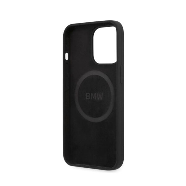 BMW Silicone Signature Logo Magsafe - Etui iPhone 13 Pro (czarny) - obrazek 7