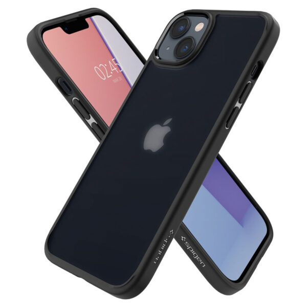 Spigen Ultra Hybrid Matte - Etui do iPhone 15 Plus / iPhone 14 Plus (Czarny matowy) - obrazek 9