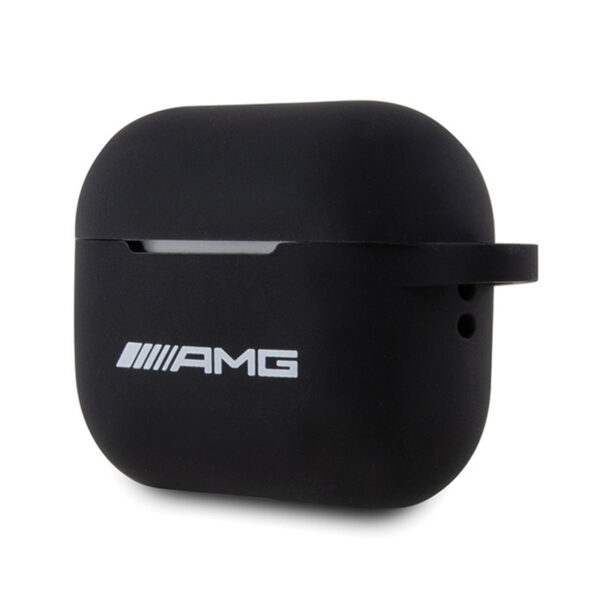 AMG Silicone Big Logo - Etui AirPods Pro 2 (czarny) - obrazek 3