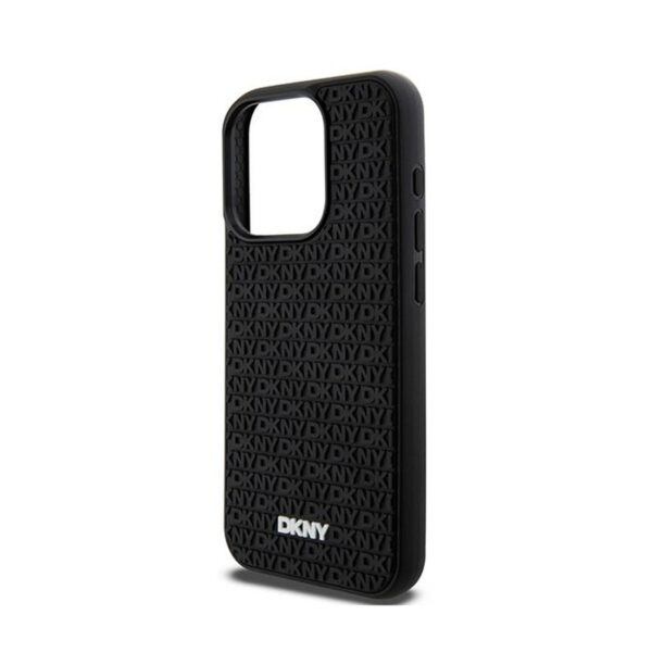 DKNY 3D Rubber Repeat Pattern - Etui iPhone 15 Pro Max (czarny) - obrazek 6