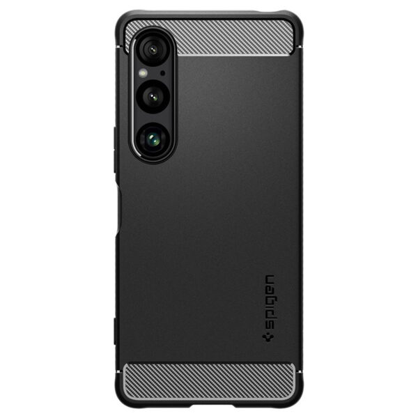 Spigen Rugged Armor - Etui do Sony Xperia 1 VI (Matte Black) - obrazek 2