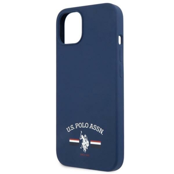 US Polo Assn Silicone Logo - Etui iPhone 13 mini (granatowy) - obrazek 6