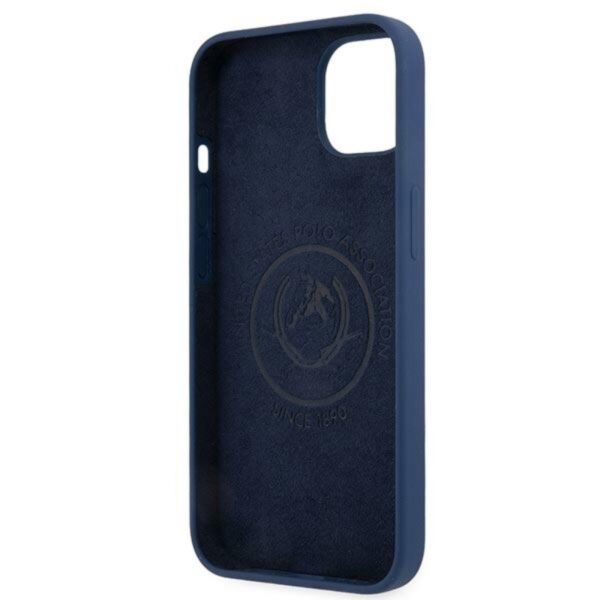 US Polo Assn Silicone Logo - Etui iPhone 13 mini (granatowy) - obrazek 7