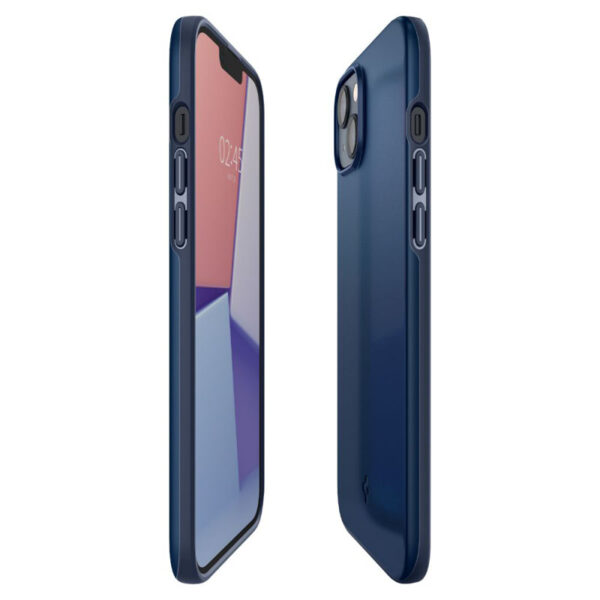 Spigen Thin Fit - Etui do iPhone 15 Plus / iPhone 14 Plus (Granatowy) - obrazek 7