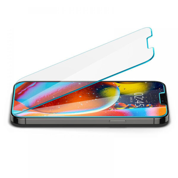 Spigen Glas.TR Slim - Szkło hartowane do iPhone 14 / iPhone 13 / iPhone 13 Pro - obrazek 3