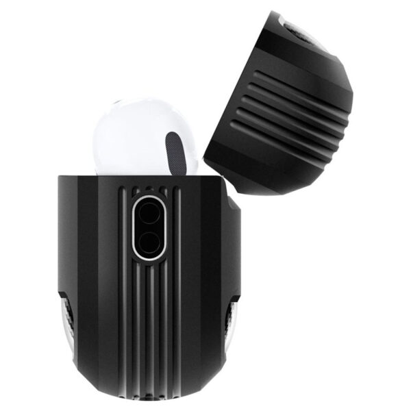 Spigen Rugged Armor - Etui do Apple Airpods Pro 1 / 2 (Czarny) - obrazek 6