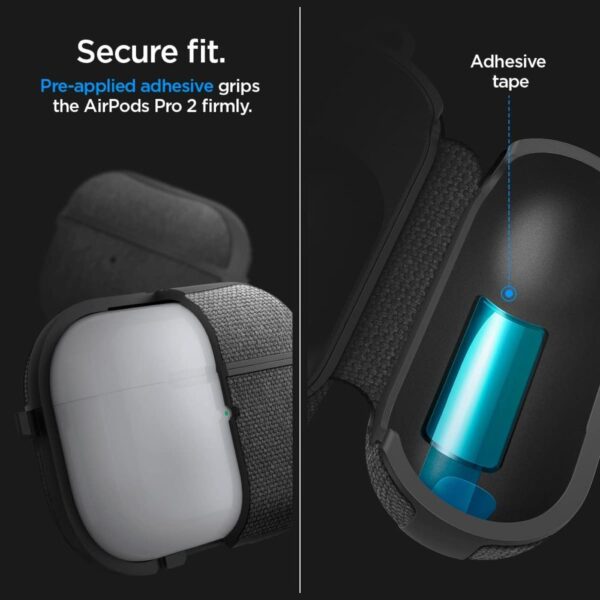 Spigen Urban Fit - Etui do Apple Airpods Pro 1 / 2 (Czarny) - obrazek 12