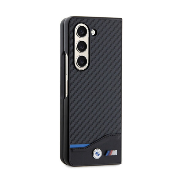 BMW Leather Carbon - Etui Samsung Galaxy Z Fold 5 (czarny) - obrazek 5